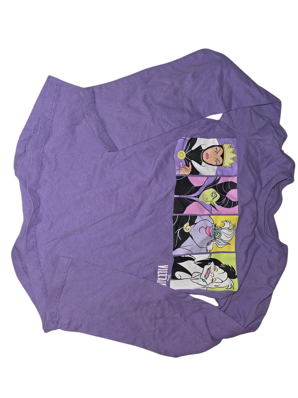 Long Sleeve Purple Villains Shirt XS Girls
